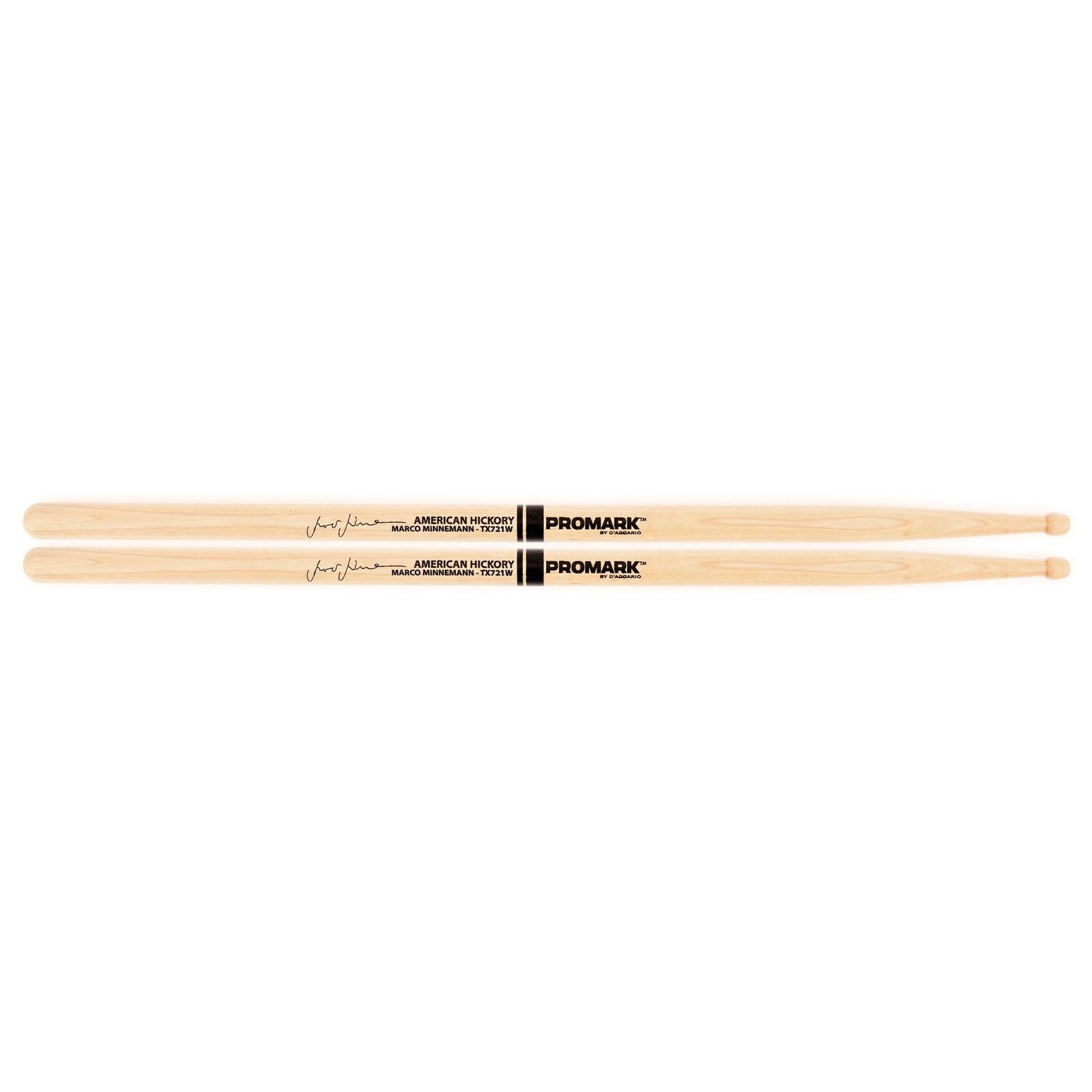 ProMark Hickory 721 Marco Minnemann Wood Tip drumstick