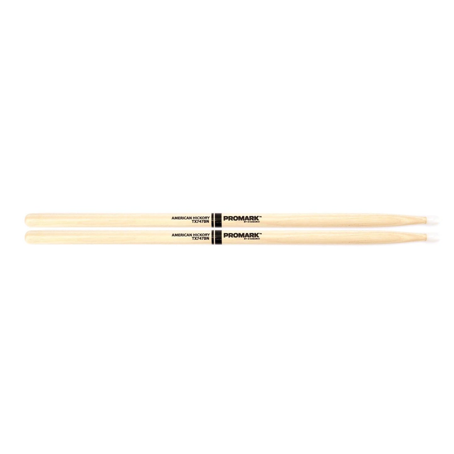 ProMark Hickory 747B "Super Rock" Nylon Tip drumstick