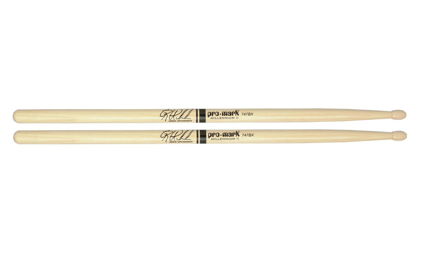 ProMark Hickory 747BX Wood Tip Greg Upchurch drumstick