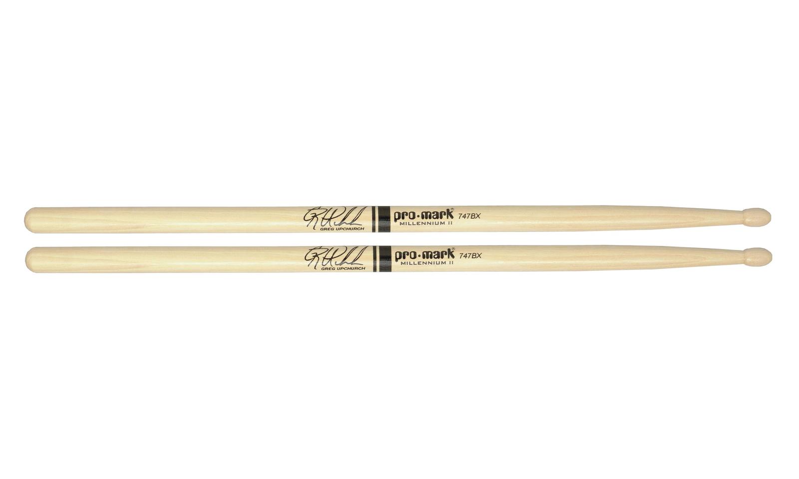 ProMark Hickory 747BX Wood Tip Greg Upchurch drumstick