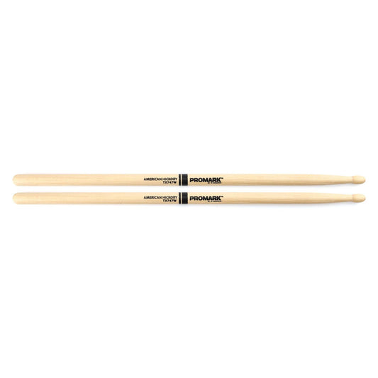 ProMark Hickory 747 "Rock" Wood Tip drumstick