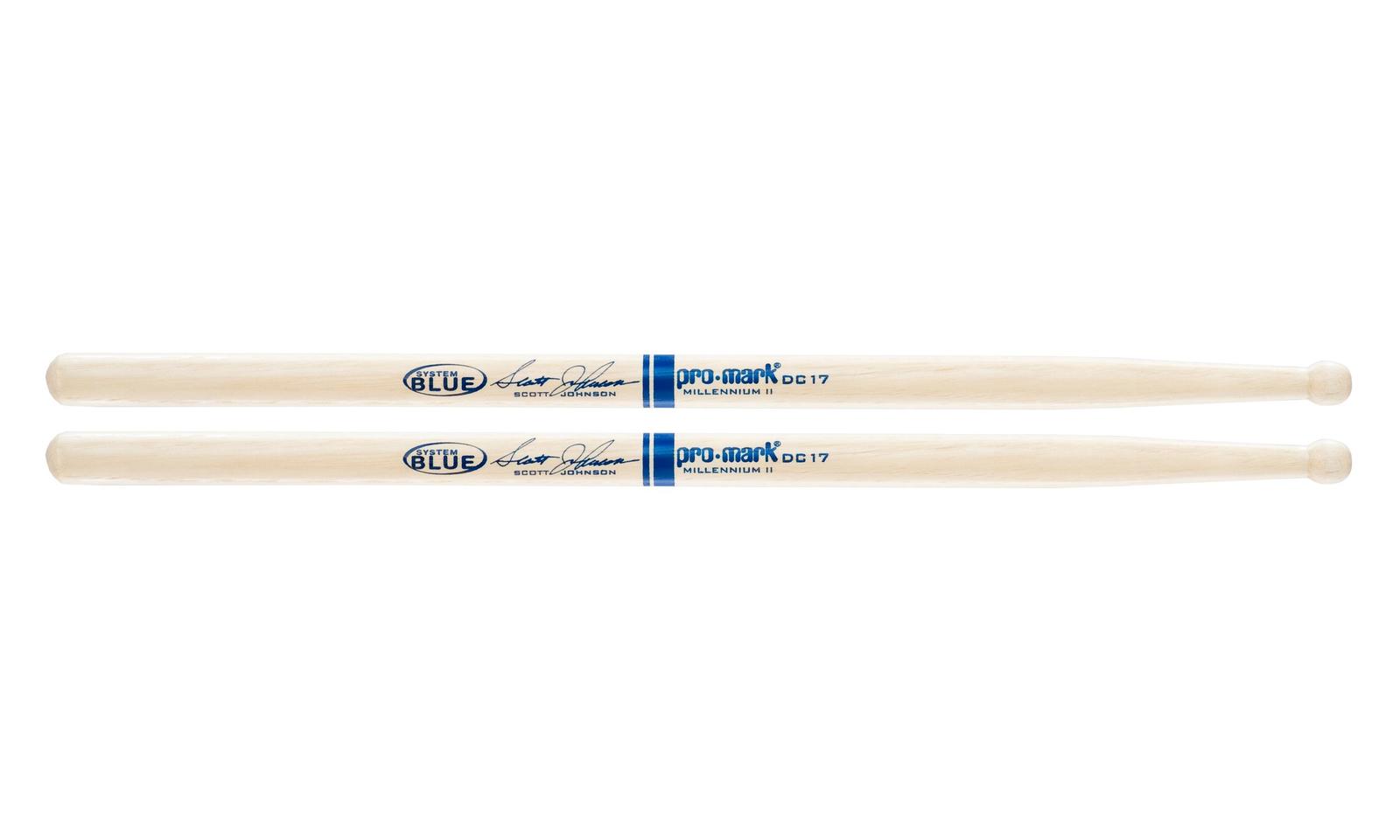 ProMark Hickory DC17 Scott Johnson Wood Tip drumstick