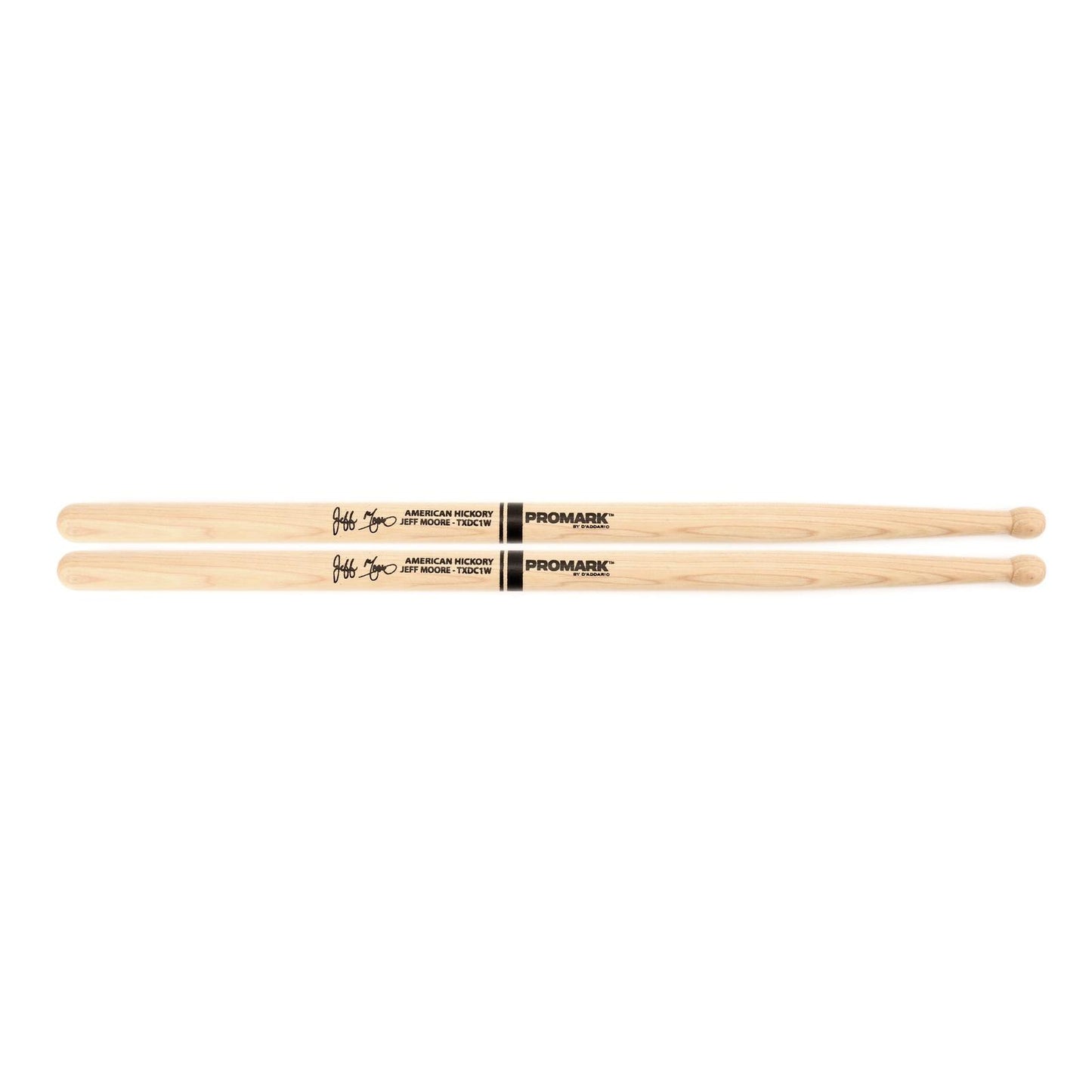ProMark Hickory DC1 Jeff Moore Wood Tip drumstick