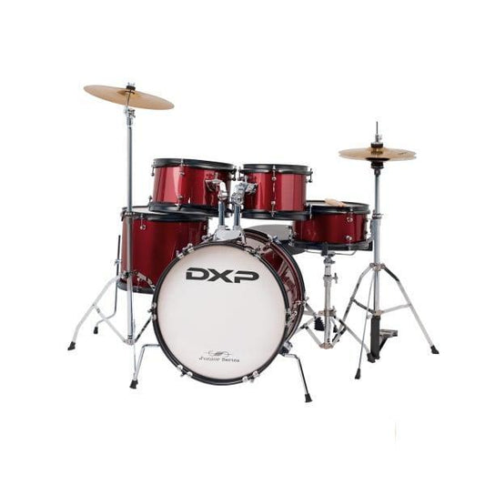 DXP Junior Series 5-Piece Deluxe Drum Kit Pack Wine Red