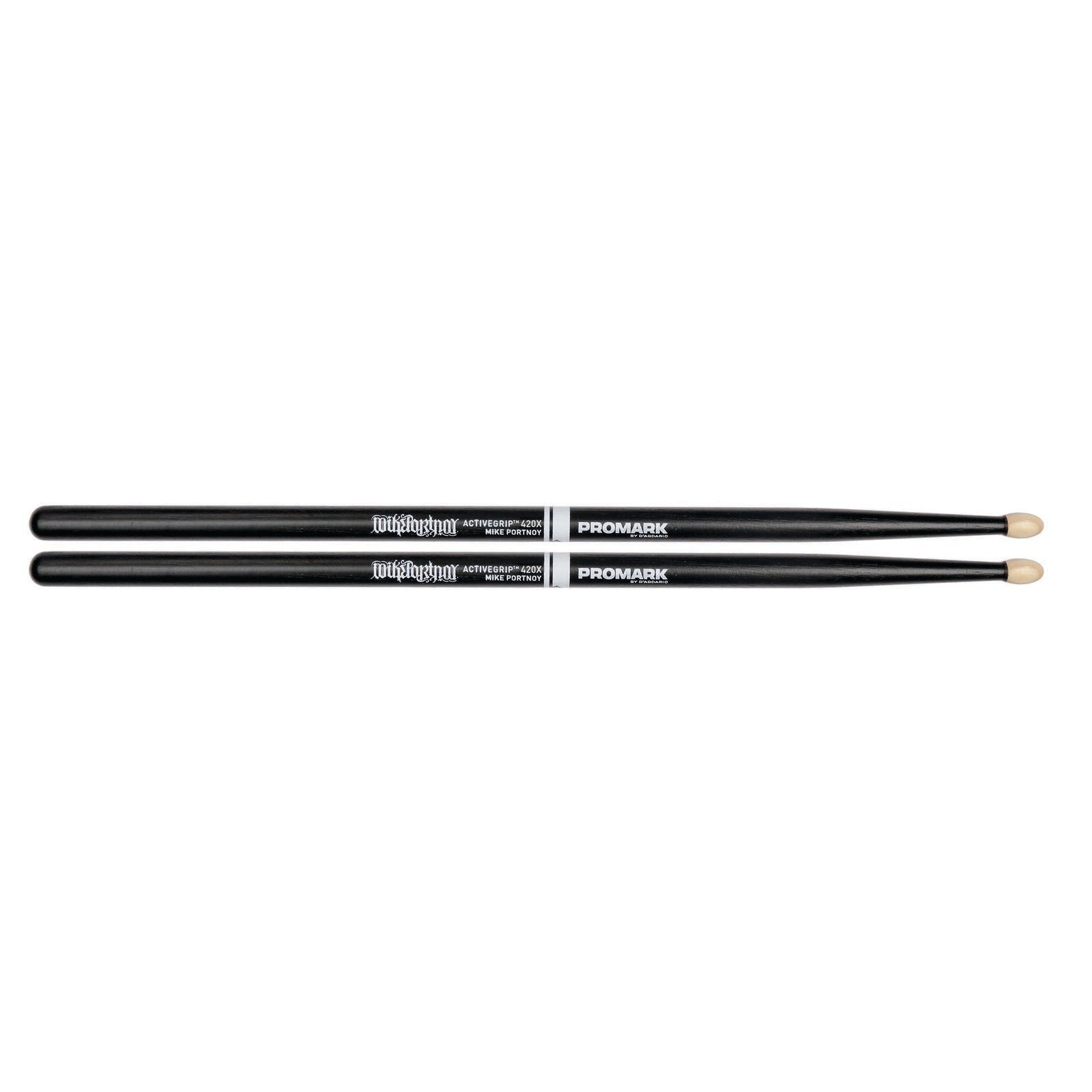 Mike Portnoy ActiveGrip 420X Hickory Oval Wood Tip