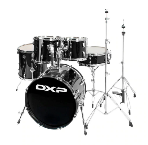 DXP Fusion Series 20" 5 Piece Drum Kit - Black
