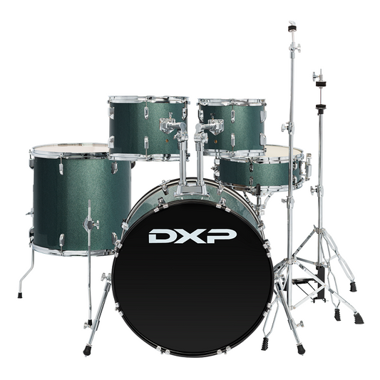 DXP Fusion Plus 22 Series 5-Piece Drum Kit in Gun Metal Grey