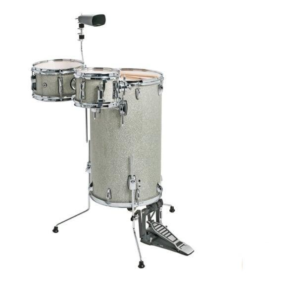 DXP Cocktail Drum Kit Silver Sparkle