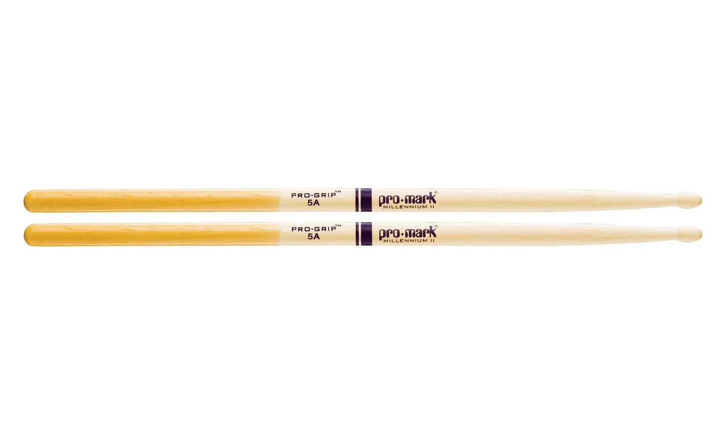 ProMark Hickory 5A "Pro-Grip" Wood Tip drumstick