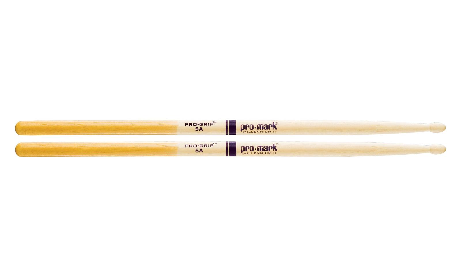 ProMark Hickory 5A "Pro-Grip" Wood Tip drumstick