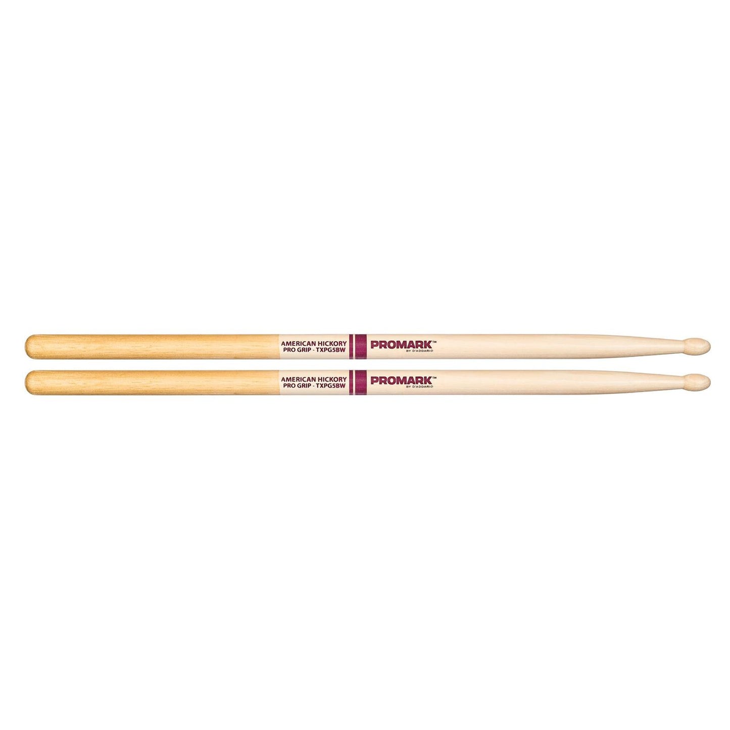 ProMark Hickory 5B "Pro-Grip" Wood Tip drumstick