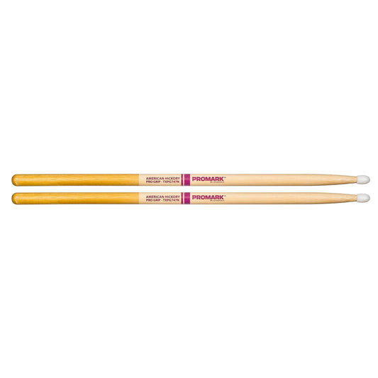 ProMark Hickory 747 "Pro-Grip" Nylon Tip drumstick
