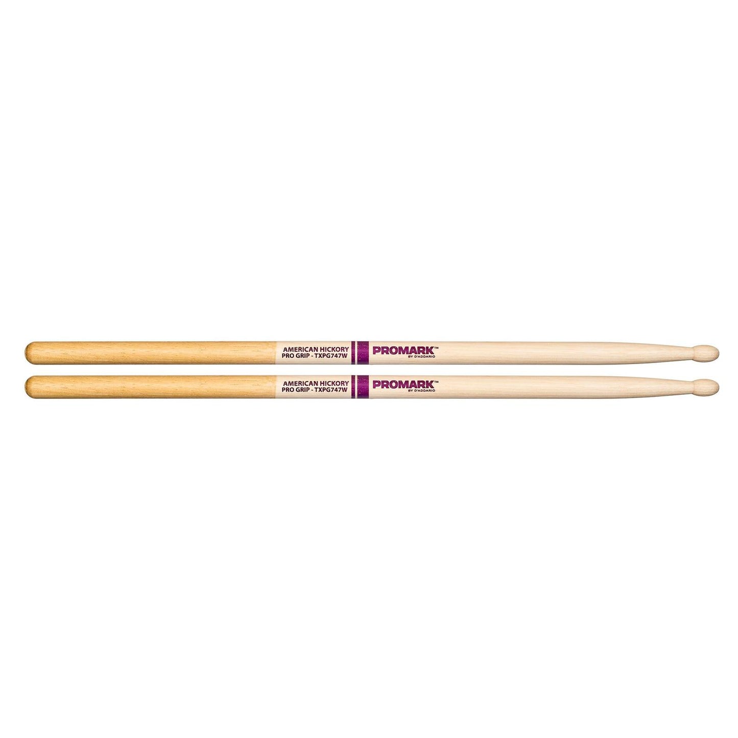 ProMark Hickory 747 "Pro-Grip" Wood Tip drumstick