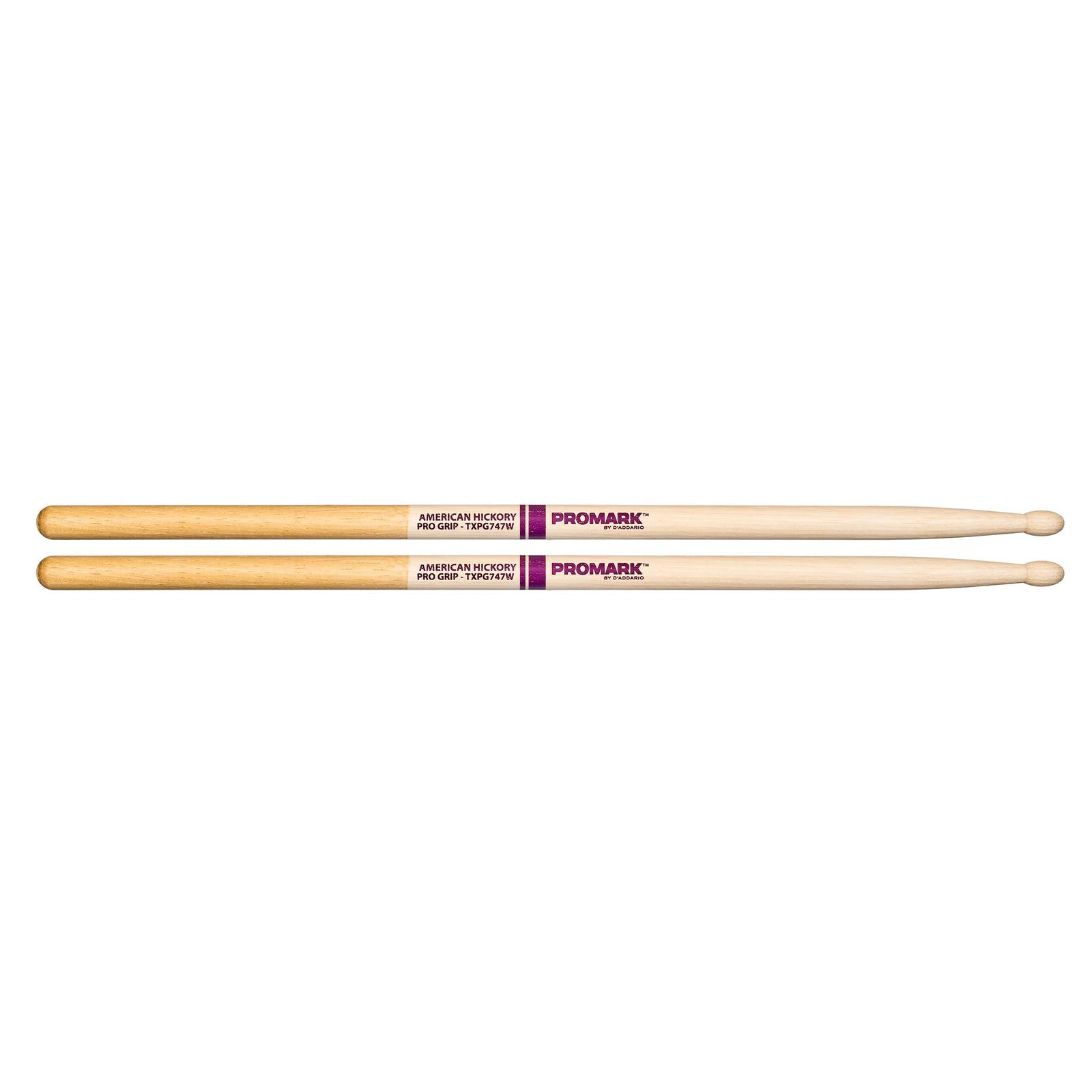 ProMark Hickory 747 "Pro-Grip" Wood Tip drumstick