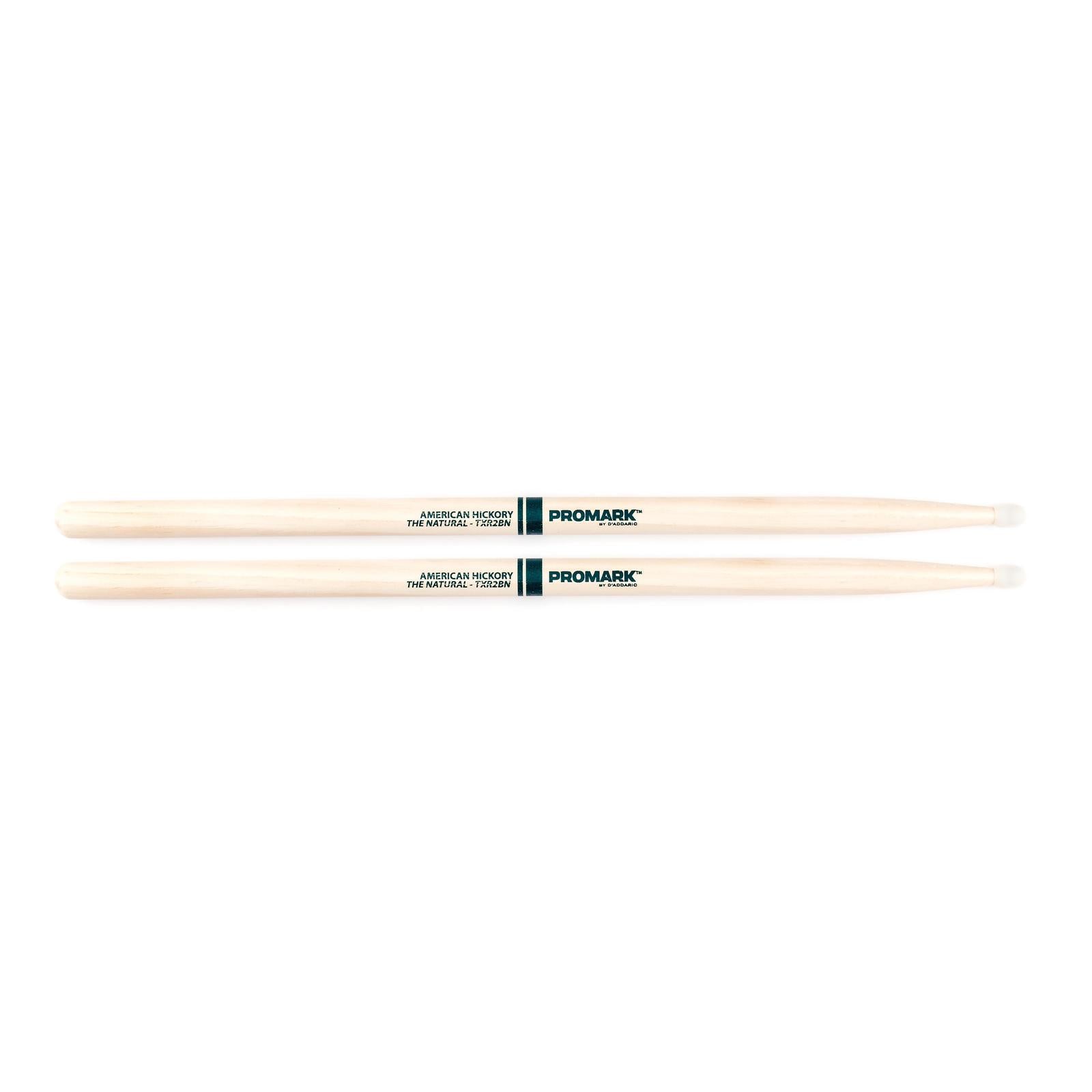ProMark Hickory 2B "The Natural" Nylon Tip drumstick