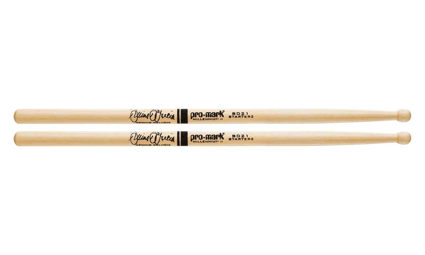 ProMark Hickory SD21 Dennis Delucia Wood Tip drumstick