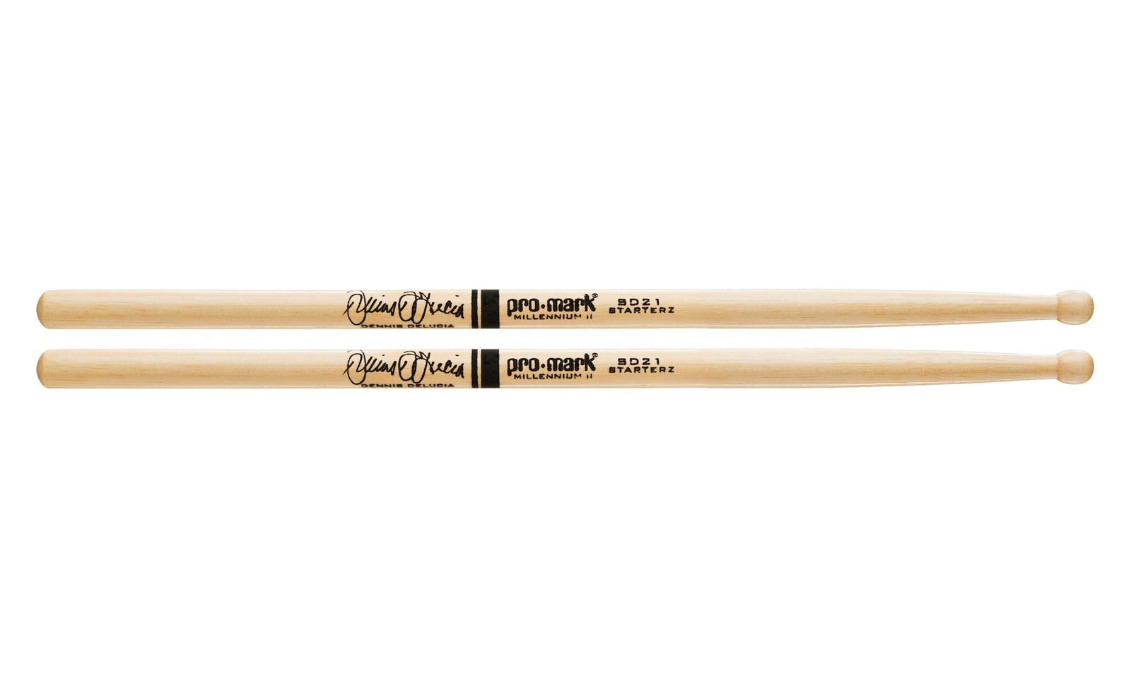 ProMark Hickory SD21 Dennis Delucia Wood Tip drumstick
