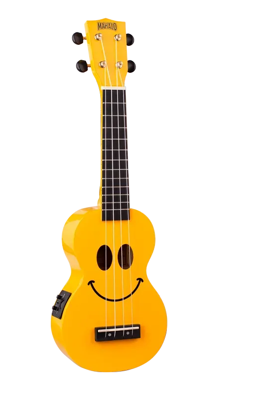 Mahalo Smile Face Soprano Ukulele - Model U-SMILE-VTYW