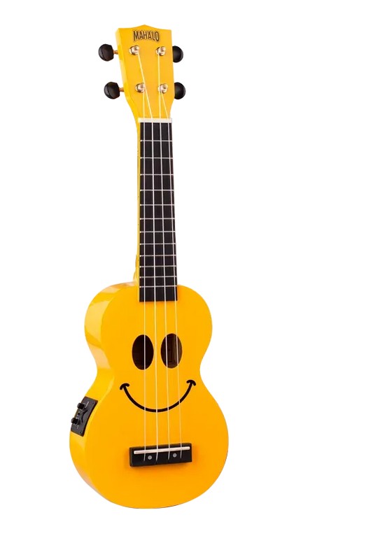 Mahalo Smile Face Soprano Ukulele - Model U-SMILE-VTYW