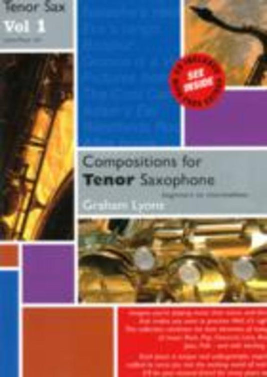 Lyons - Compositions For Tenor Sax Book 1 Book/CD (Softcover Book/CD)