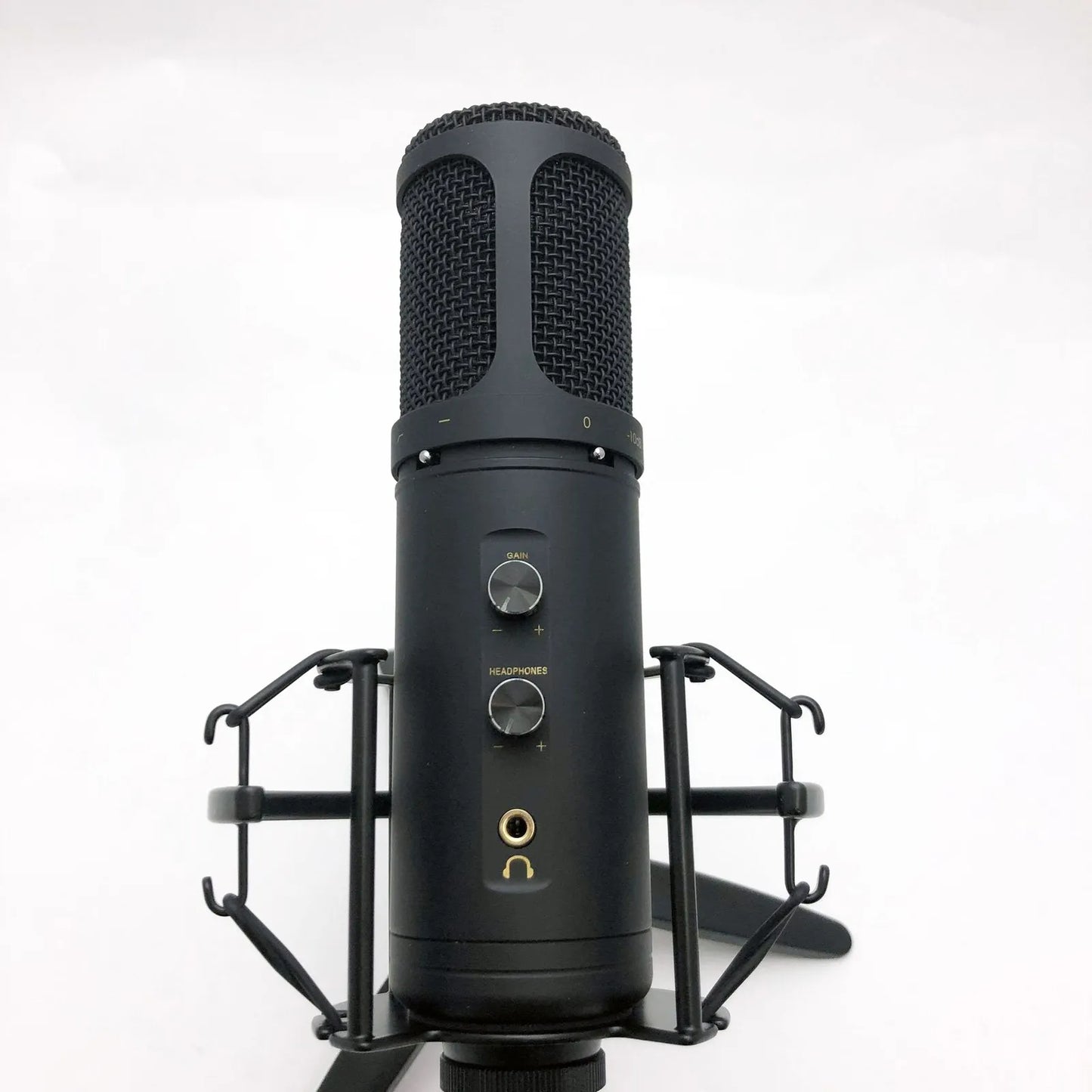 USB Condenser Studio Microphone with Headphone Output, Desk Stand, USB Cable & Carry Bag — view 2
