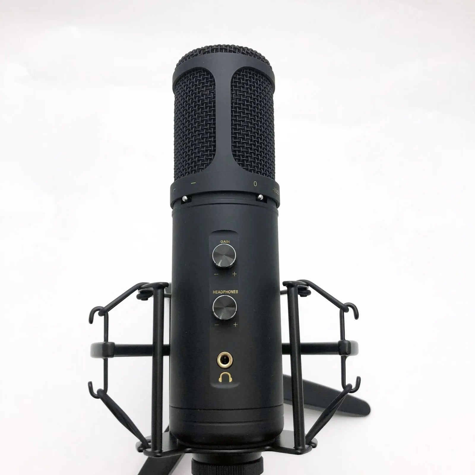 USB Condenser Studio Microphone with Headphone Output, Desk Stand, USB Cable & Carry Bag — view 2
