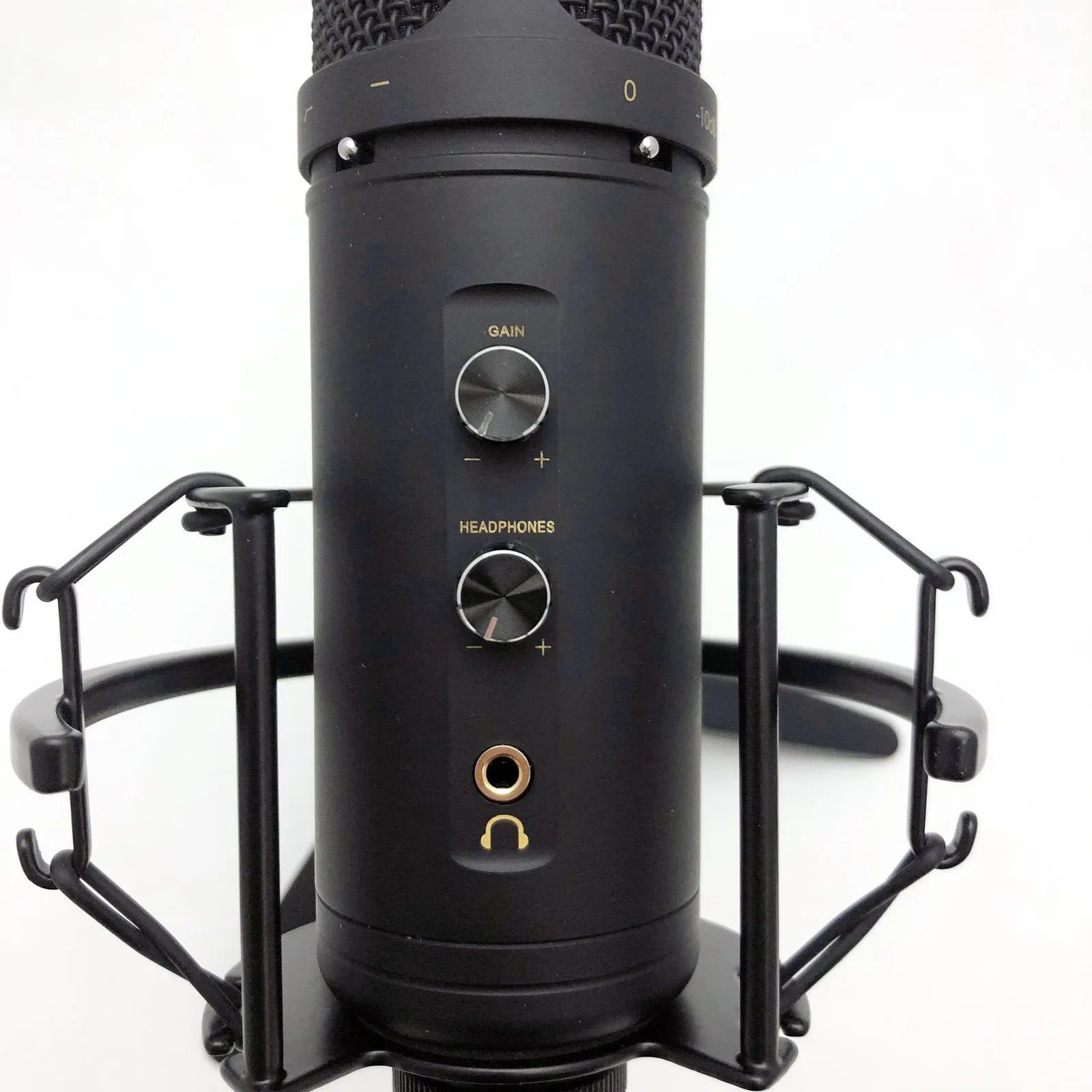 USB Condenser Studio Microphone with Headphone Output, Desk Stand, USB Cable & Carry Bag — view 5