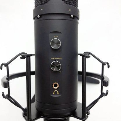 USB Condenser Studio Microphone with Headphone Output, Desk Stand, USB Cable & Carry Bag — view 5