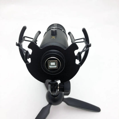 USB Condenser Studio Microphone with Headphone Output, Desk Stand, USB Cable & Carry Bag — view 6