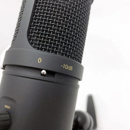 USB Condenser Studio Microphone with Headphone Output, Desk Stand, USB Cable & Carry Bag — view 4