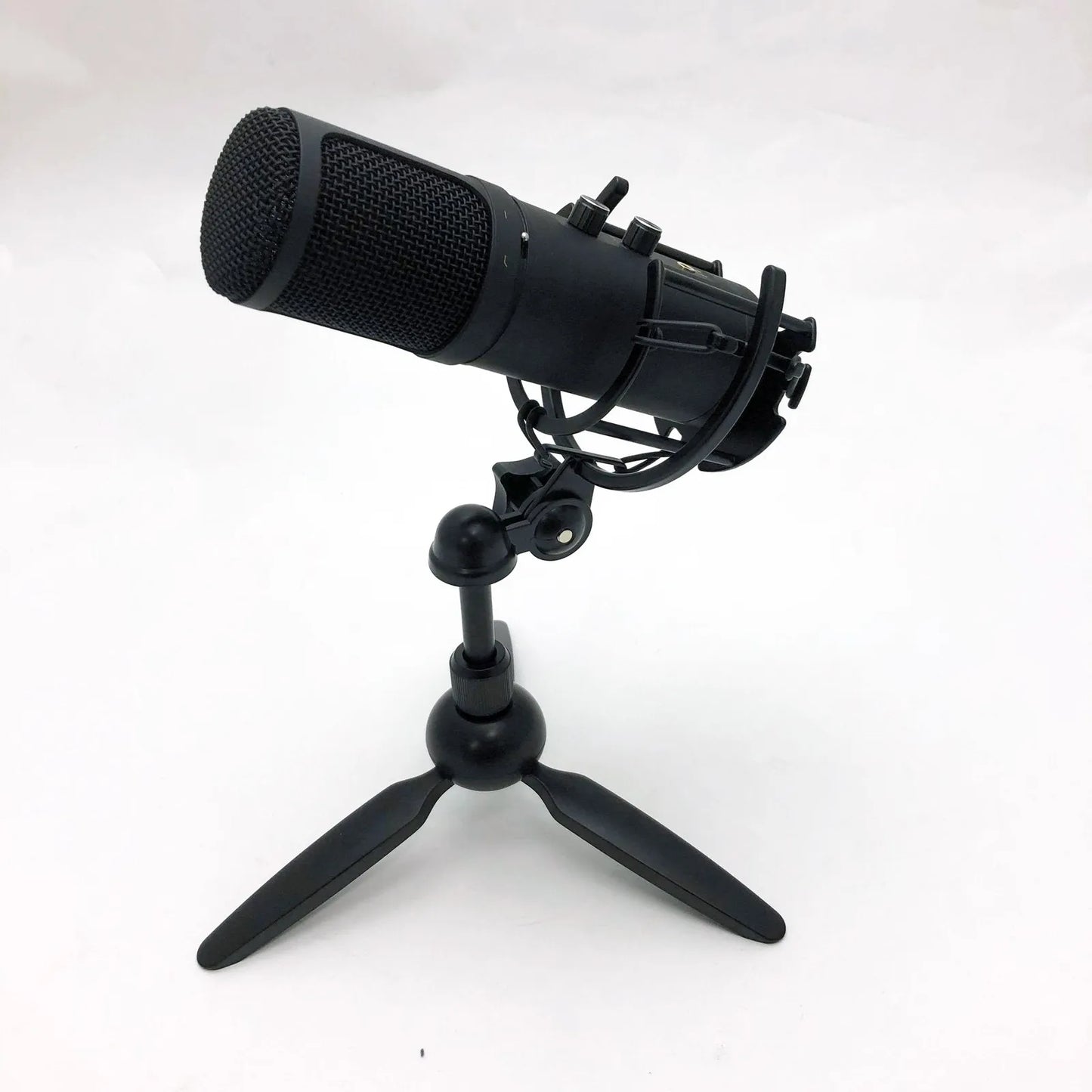 USB Condenser Studio Microphone with Headphone Output, Desk Stand, USB Cable & Carry Bag
