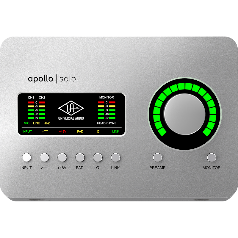 UA Apollo Solo Thunderbolt Heritage Edition with UAD Plug-In Package