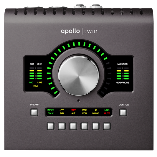 UA Apollo Twin MK2 Duo Heritage Edition Audio Interface with UAD Plug-In Package