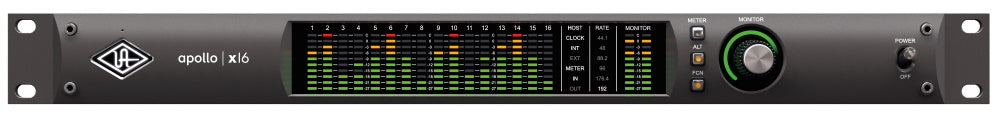 UNIVERSAL AUDIO UA Apollo X16 Thunderbolt 3 Interface