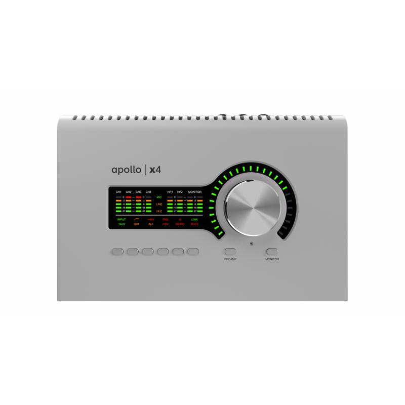 UA Apollo X4 Gen 2 Thunderbolt Audio Interface for Desktop with 4 Unison Mic Preamps — view 4