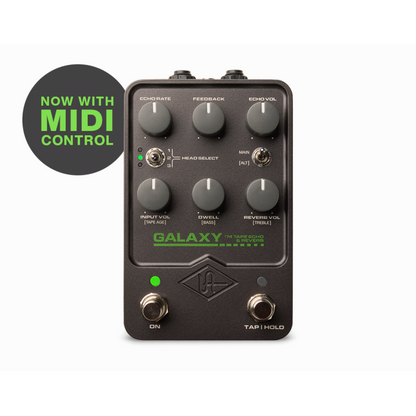 UAFX Galaxy '74 Tape Echo & Reverb Pedal with Tap Tempo and Real-Time Effects