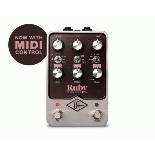 UA FX Ruby '63 Top Boost Amp Pedal