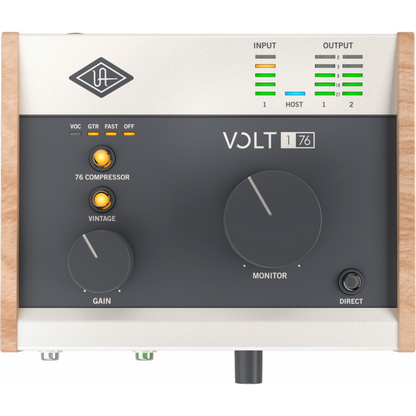 UA Volt 176 USB 1-in/2-out Audio Interface with Vintage Mic Preamp and 76 Compressor — view 4