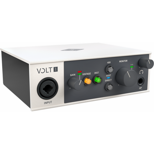 UA Volt 1 USB 1 In/2 Out Audio Interface with Vintage Mic Preamp for Mac, PC, iPad, iPhone