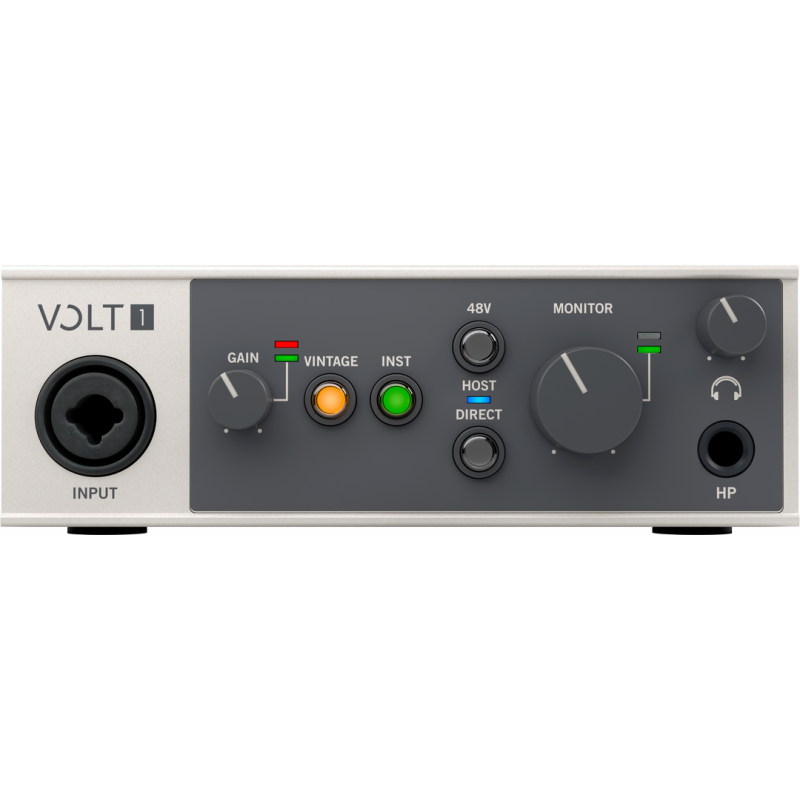 UA Volt 1 USB 1 In/2 Out Audio Interface with Vintage Mic Preamp for Mac, PC, iPad, iPhone — view 2