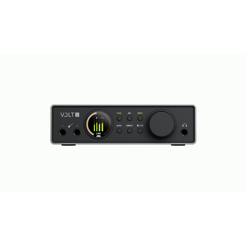UA Volt 2 Gen 2 USB audio interface with 2 mic preamps, Tone Shaping Preamps, Smart Display, compatible with Mac and Windows