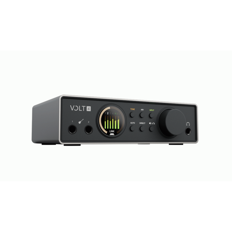 UA Volt 4 Gen 2 12-in/6-out USB audio interface with 2 mic preamps and 2 line inputs for Mac and Windows — view 3