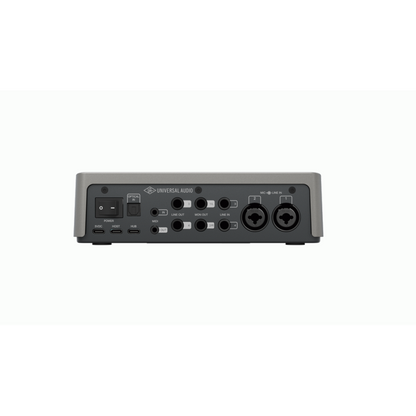 UA Volt 4 Max USB audio interface with 2 mic preamps 2 line inputs Smart display speaker switching Max dynamics processing — view 2