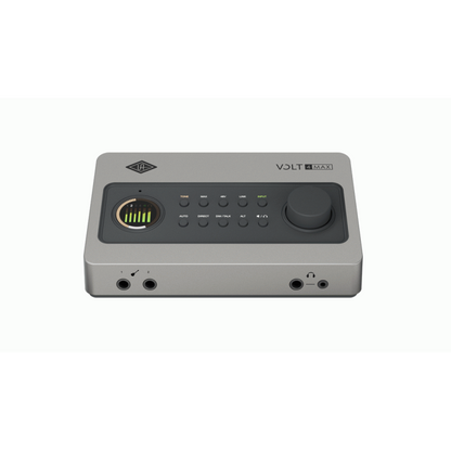 UA Volt 4 Max USB audio interface with 2 mic preamps 2 line inputs Smart display speaker switching Max dynamics processing — view 3