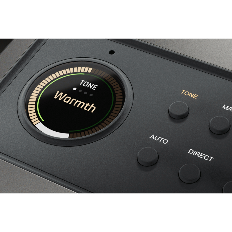 UA Volt 4 Max USB audio interface with 2 mic preamps 2 line inputs Smart display speaker switching Max dynamics processing — view 4