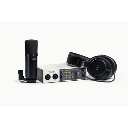 UA Volt 2 USB Recording Studio Pack with Microphone, Headphones, XLR Cable, and Mic Stand Mount — view 3