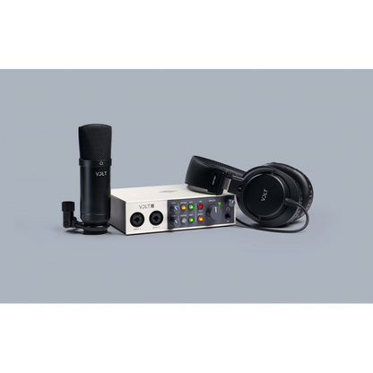 UA Volt 2 USB Recording Studio Pack with Microphone, Headphones, XLR Cable, and Mic Stand Mount