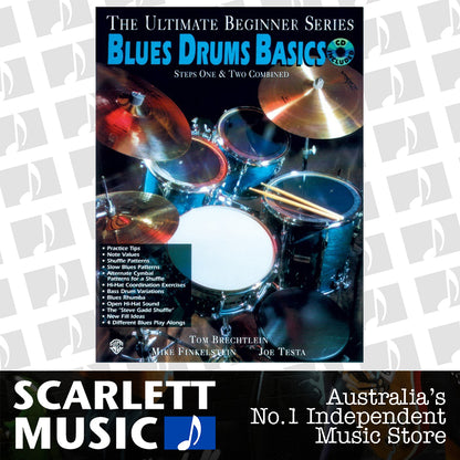 Ultimate Beginner Blues Drum Basics Book and CD — view 2