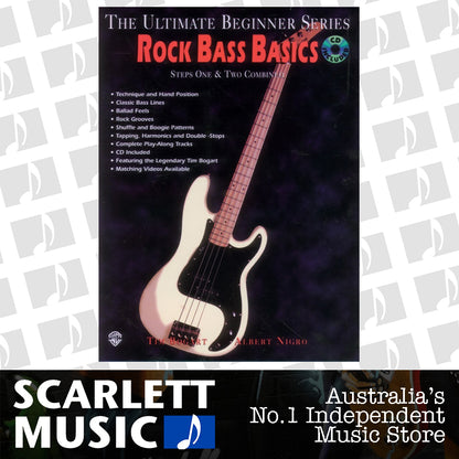 Ultimate Beginner Rock Bass Basics Book/CD — view 2