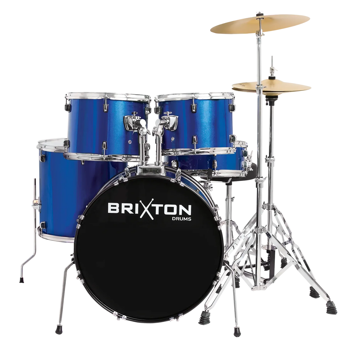 Brixton 20 Inch FUSN Package Drum Kit - Metallic Blue